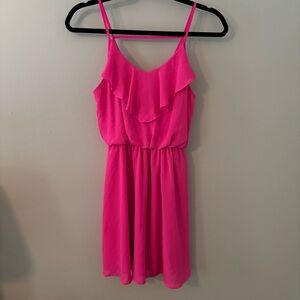 Lush Women's Bright Pink Mini Dress XSmall
